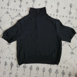 Aritzia Wilfred Silk Crop Top